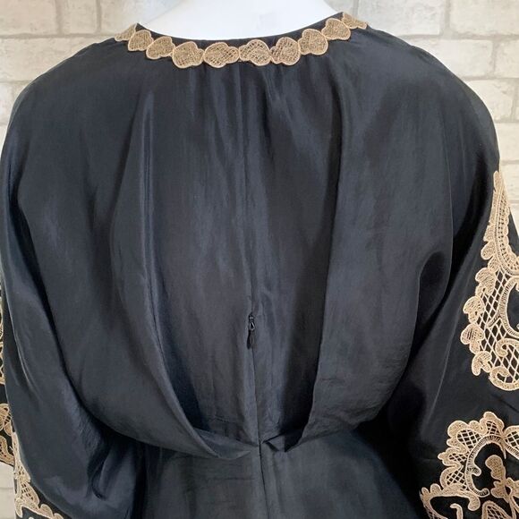 ‎Yoanna Baraschi 100% silk embroidered top - S - Picture 6 of 8